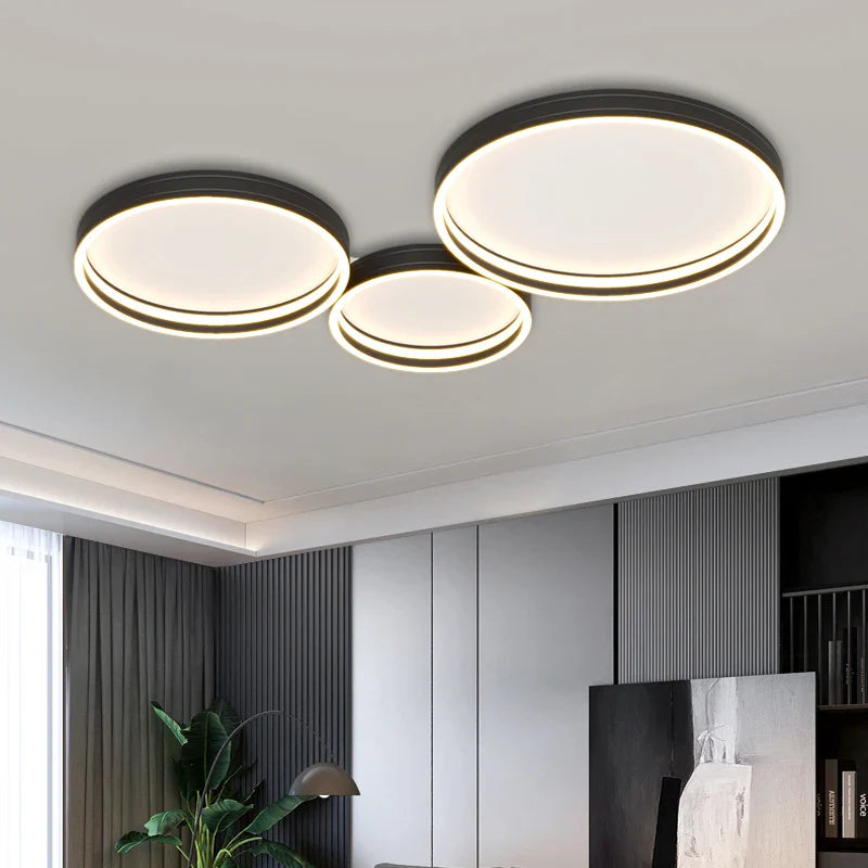 Plafonnier Rond Minimaliste Moderne avec Spectre Complet