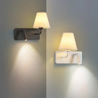 Applique murale LED nordique moderne pour hôtel avec interrupteur USB