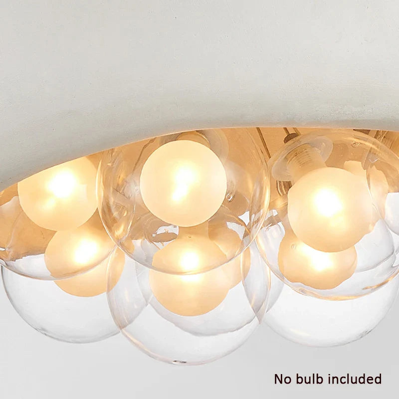 Suspension Droplight Wabi Sabi pour une salle à manger minimaliste et créative, couleur crème