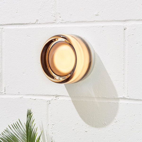 Applique murale ronde LED en verre - Style moderne