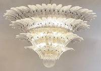 Lustre LED Moderne Européen avec Décoration en Cristal