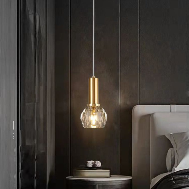 Suspension LED Luxe en Cristal Ansley