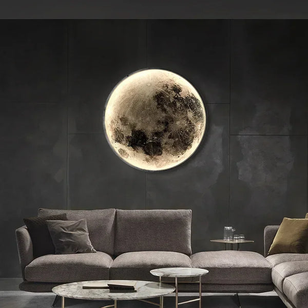 Applique murale LED "Lune Créative" pour une décoration intérieure unique
