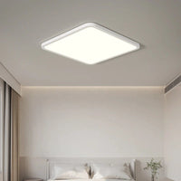 Plafonnier LED Ultra-mince Rectangulaire Minimaliste Scandinave Moderne en Acrylique