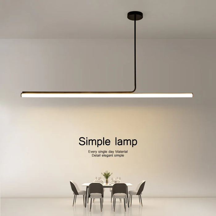 Lustre LED long moderne - Collection Lumicor