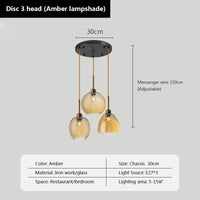 Suspensions LED en verre ultra tendance