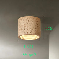 Spot LED nordique Wabi-sabi en résine pour un éclairage élégant et moderne dans la maison