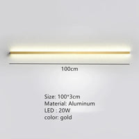 Applique Murale LED Moderne avec Interrupteur de Gradation - Idéal pour une Décoration Élégante