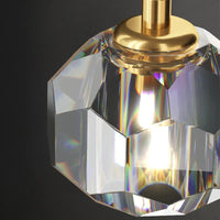 Lustre LED en cristal de luxe nordique - Éclat Brillant