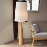 Lampadaire scandinave abat-jour en tissu