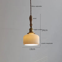 Suspension LED Conique Design en Céramique