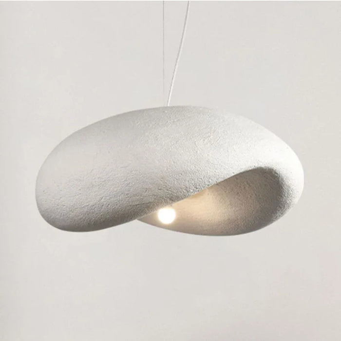 Suspension japonaise Wabi Sabi en ligne blanche pour chambre de restaurant de style nordique