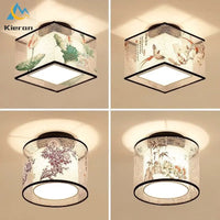 Plafonnier LED Moderne Lotus Oiseau pour Hôtel KTV