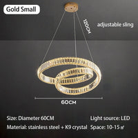 Suspension Cristal LED Luxe - Élégance et Style