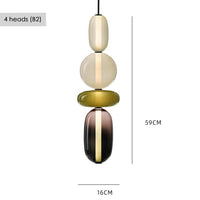 Suspension Luxe en Verre Nouvé.