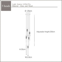 Lustre en Or Moderne LED pour Escalier en Cristal Spirale