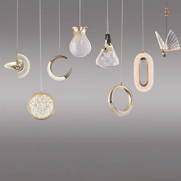 Suspension rotative multi-style Led Lights - Avec des lumières rondes pour votre maison et intérieur.