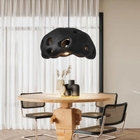 Lustre LED design en suspension nordique Wabi Sabi irrégulier