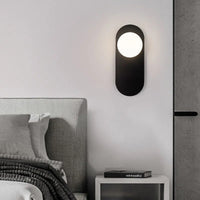 Applique LED Moderne en Fer Noir et Doré