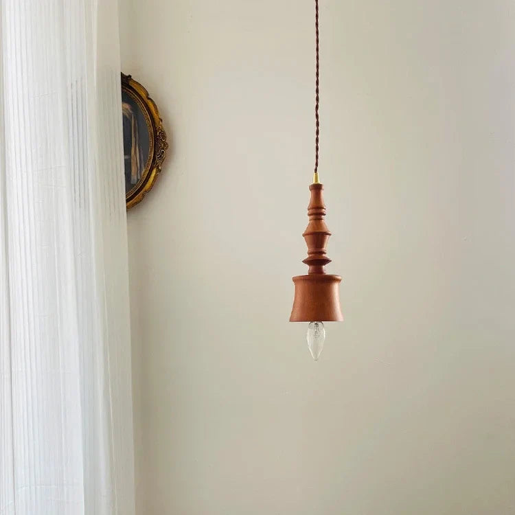 Lampe de chevet rétro en bois style japonais pour bars et restaurants