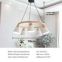 Lampe suspension nordique Macaron modernisée