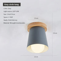 Plafonnier Nordic Wood - Luminaire Créatif pour une Décoration Moderne