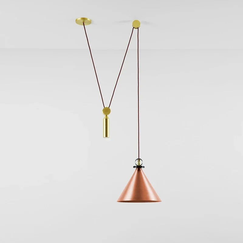 Suspension Design DIY Réglable Métal LED Décoratif