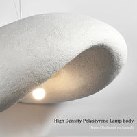 Suspension japonaise Wabi Sabi en ligne blanche pour chambre de restaurant de style nordique