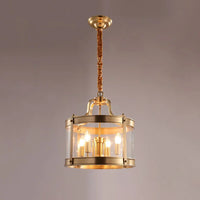 Lustre Moderne en Cuivre Doré de Style Européen pour un Intérieur Luxueux