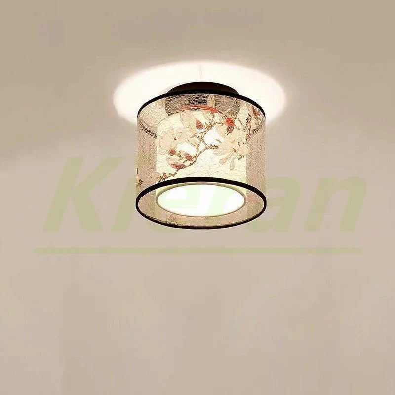 Plafonnier LED Moderne Lotus Oiseau pour Hôtel KTV