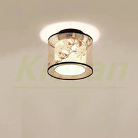 Plafonnier LED Moderne Lotus Oiseau pour Hôtel KTV