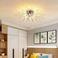 Plafonnier Nordique en Cristal Forme Pissenlit Lustre Moderne Décoratif - Collection Scandi Dandelion