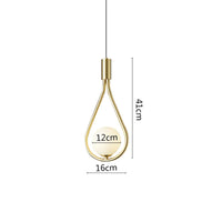 Suspension LED Noir Métal