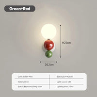 Applique murale LED "Perla" style nordique