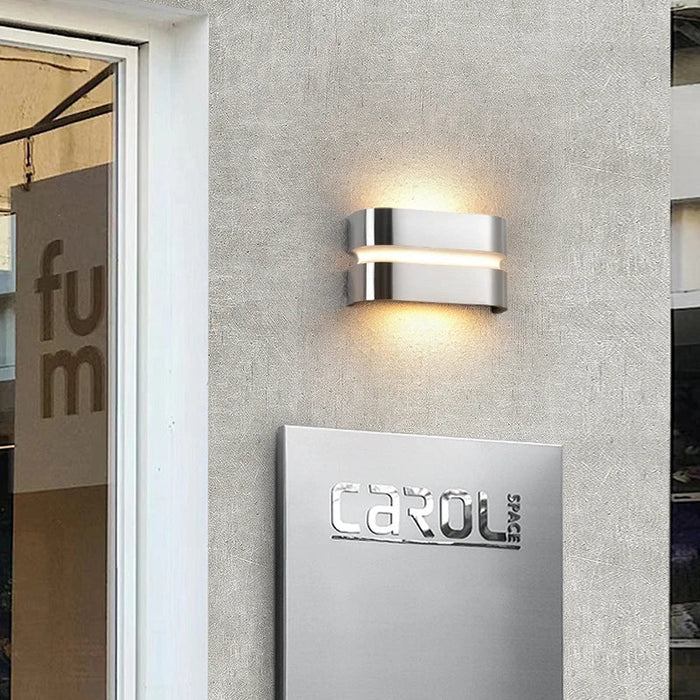 Applique murale d'extérieur en aluminium design