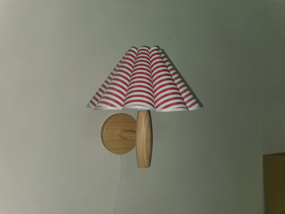 Applique murale LED en bois avec interrupteur - Éclairage de qualité supérieure