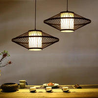 Lustre Bambou Tendance Zen Loft Japonais - Intérieur Élégant