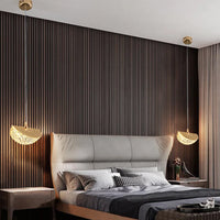 Plafond LED nordique en cristal : suspension lumineuse pour un éclairage élégant