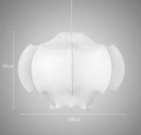 Suspension Cirrus nordique minimaliste en soie style japonais par West Elm