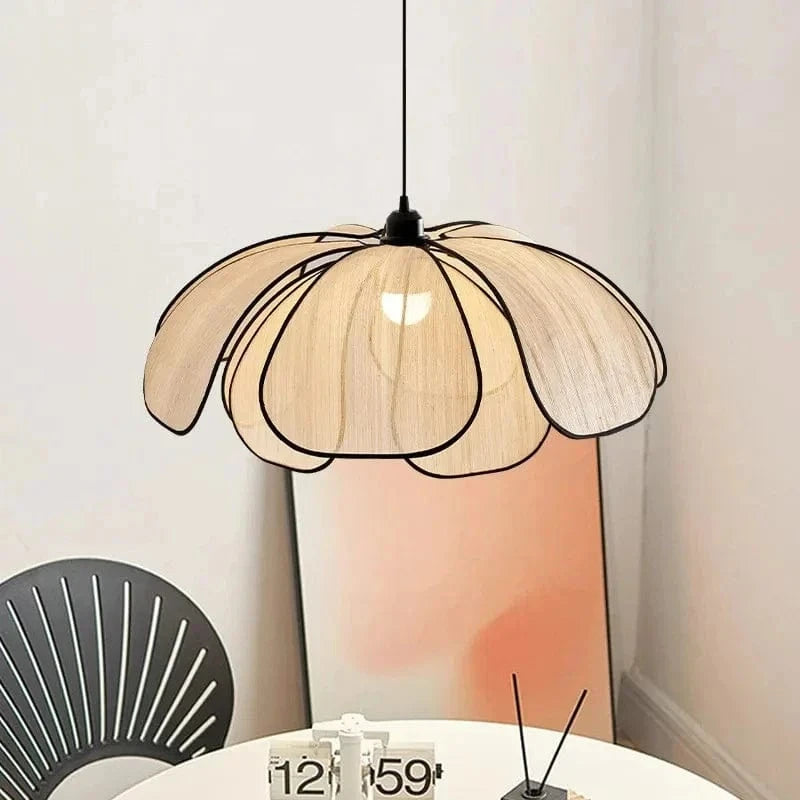 Lampe suspendue moderne en tissu pour une décoration artistique tendance