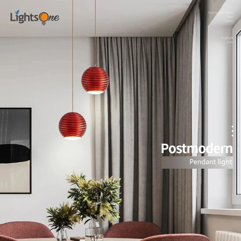 Lampe suspension nordique minimaliste