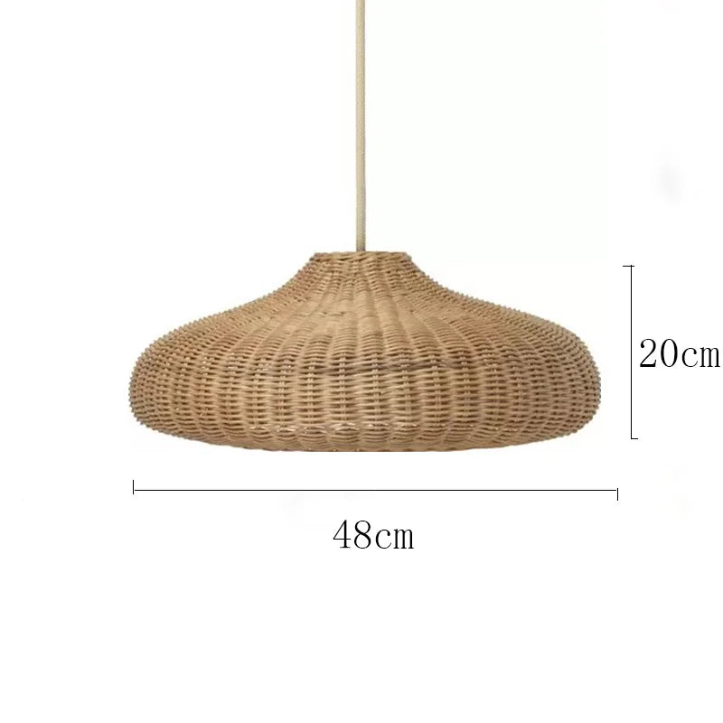 Suspension Village Rotin Style Chinois