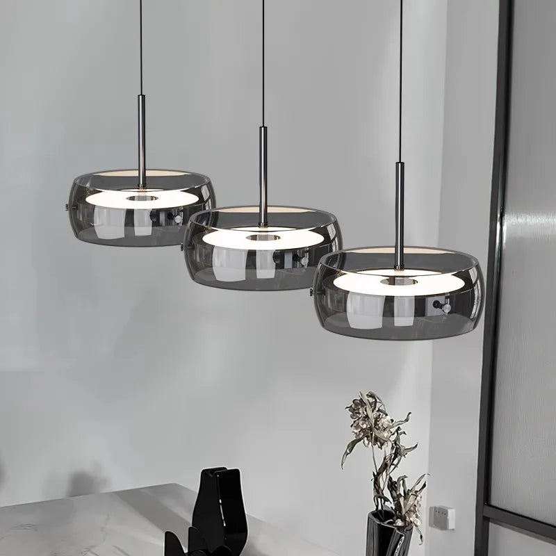 Lustre Décoratif pour Intérieur avec Lampes Suspendues - Élégance Illuminée