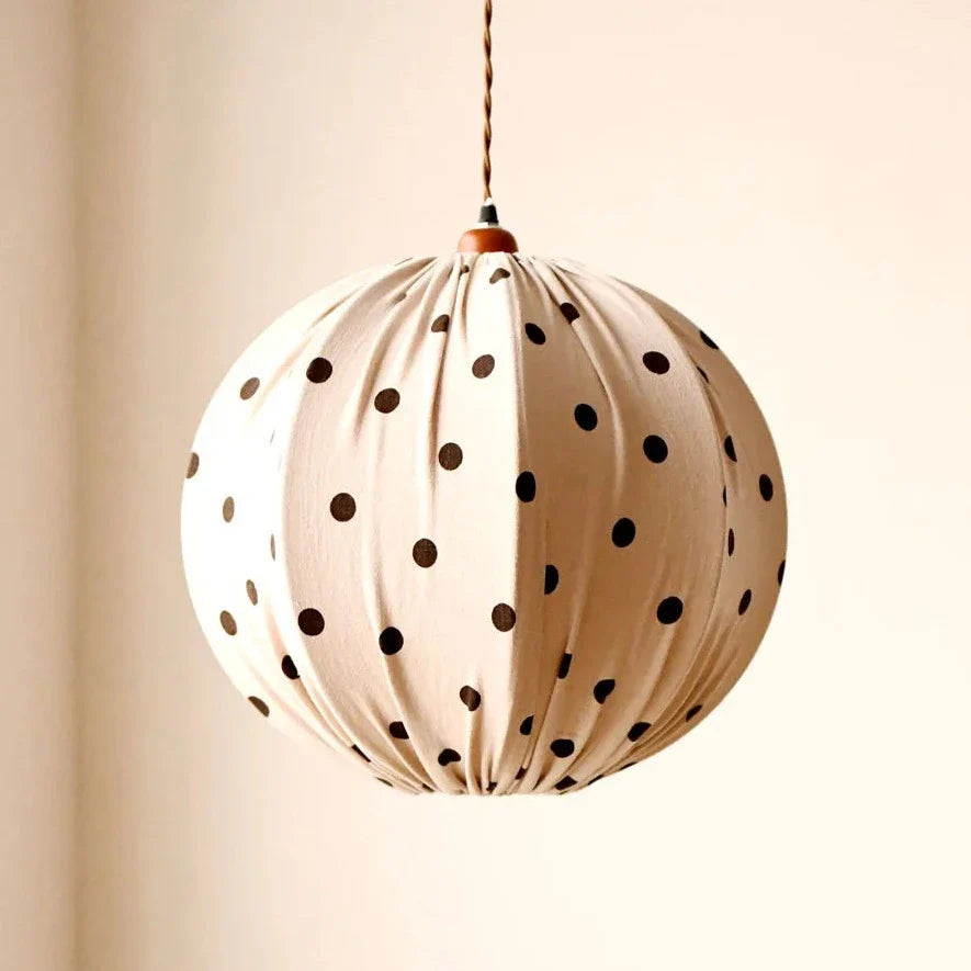 Suspension nordique japonais wabi-sabi en tissu – Style rétro minimaliste