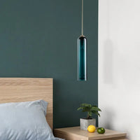 Suspension nordique en verre avec LED