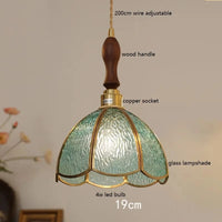 IWHDLife Lampe à Main LED Moderne en Verre Cuivre Papillon