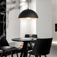 Suspension nordique demi-cercle pour bar et restaurant - Style minimaliste nordique