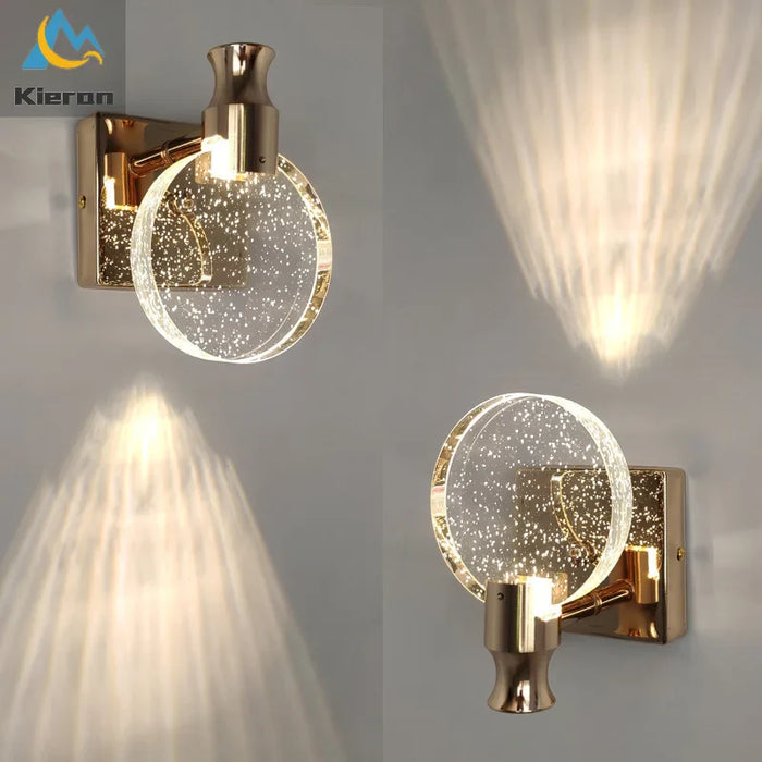 Applique murale LED pour maquillage avec miroir intégré