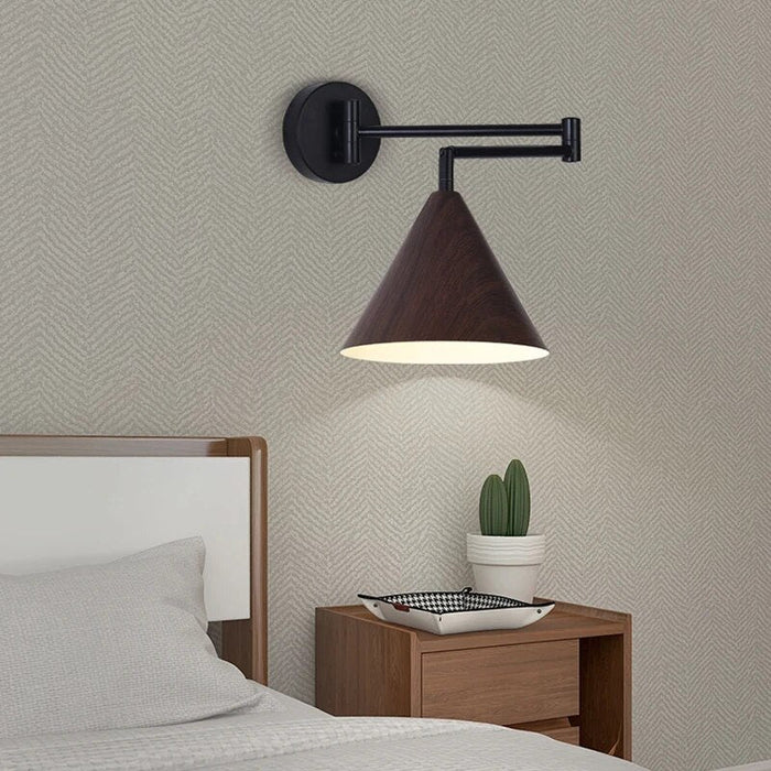 Applique murale bois design ajustable considérée minimaliste