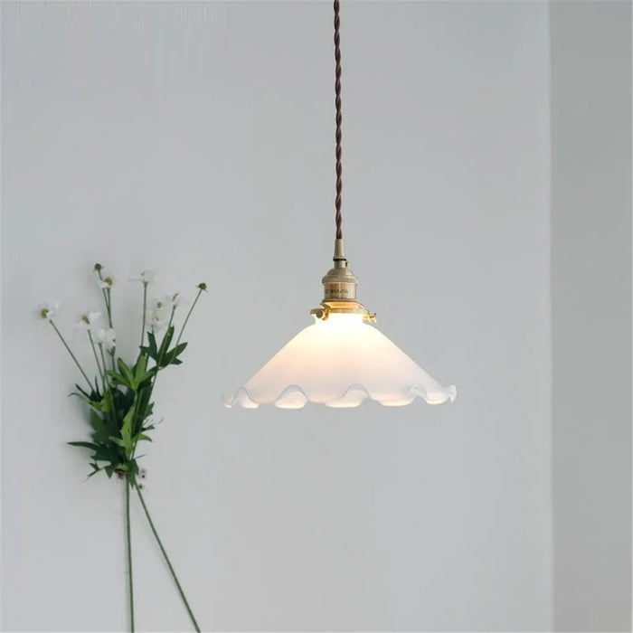Suspension Loft en Laiton et Verre